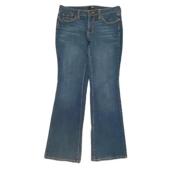 ana Bootcut Women's size 10 Dark Wash Blue Denim jeans - Picture 1 of 4